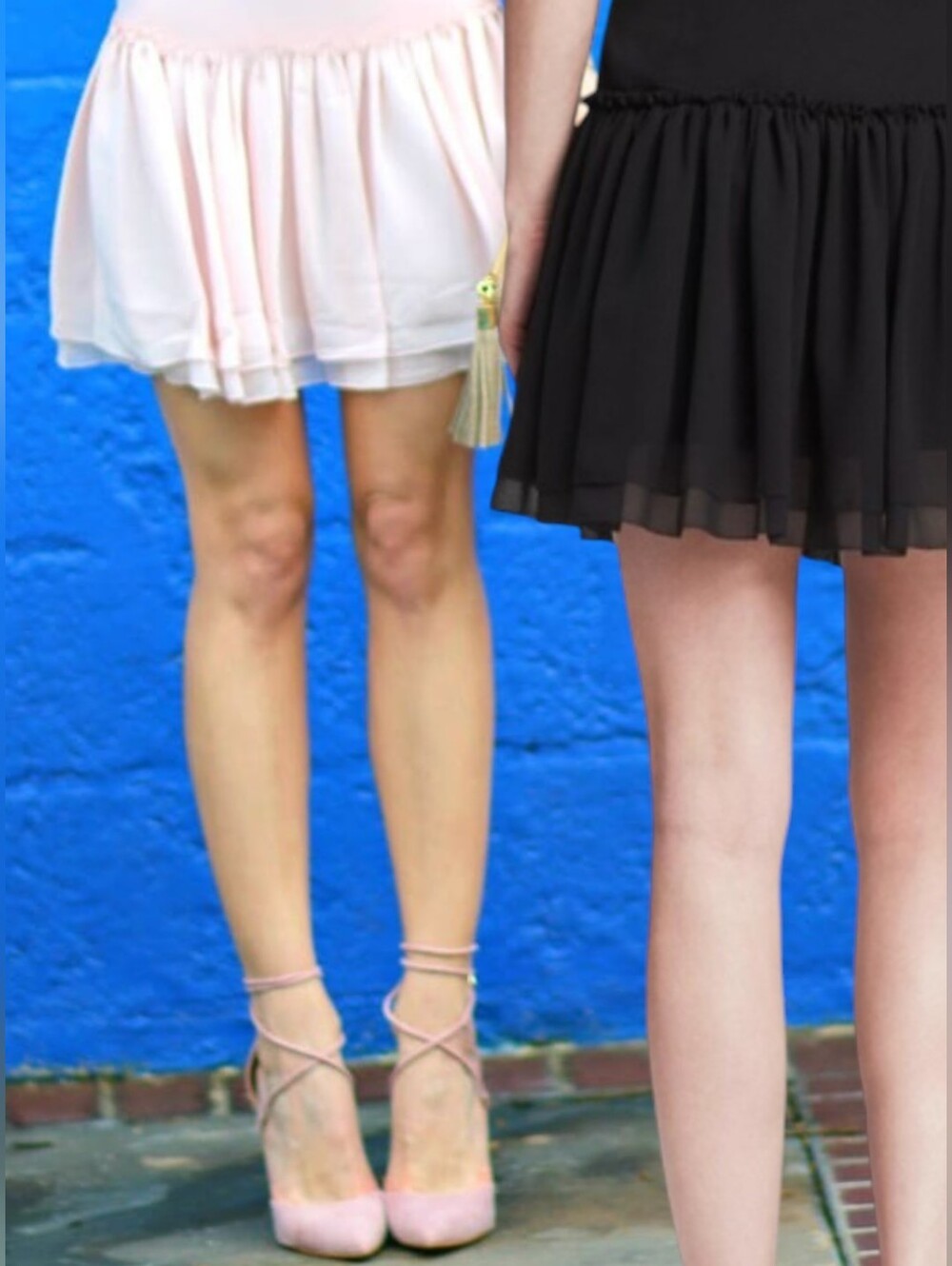 Vintage Banana Republic Pink & Black Skirt(s) Ruffle tiered pleated Bundle 4 - Picture 2 of 16